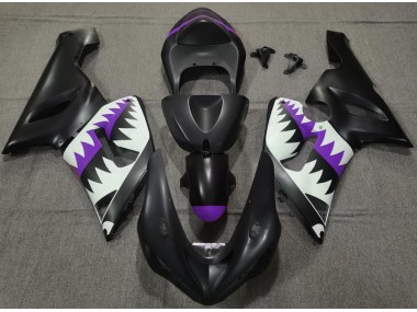 Squalo Nero Opaco & Viola 2005-2006 ZX6R Carena Moto