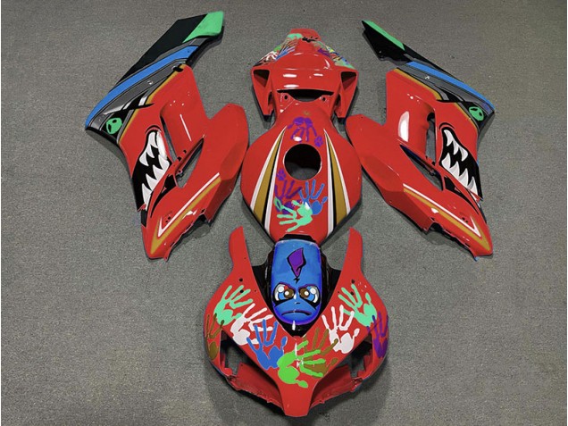 Squalo Rosso 2004-2005 CBR1000RR Carena Moto Squalo Rosso 2004-2005 CBR1000RR Carena Moto