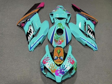 Squalo Verde Acqua 2004-2005 CBR1000RR Carena Moto