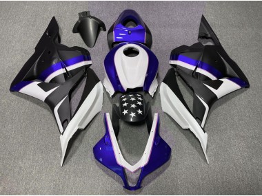 Stella Nera Opaca & Blu Scuro 2009-2012 CBR600RR Carena Moto