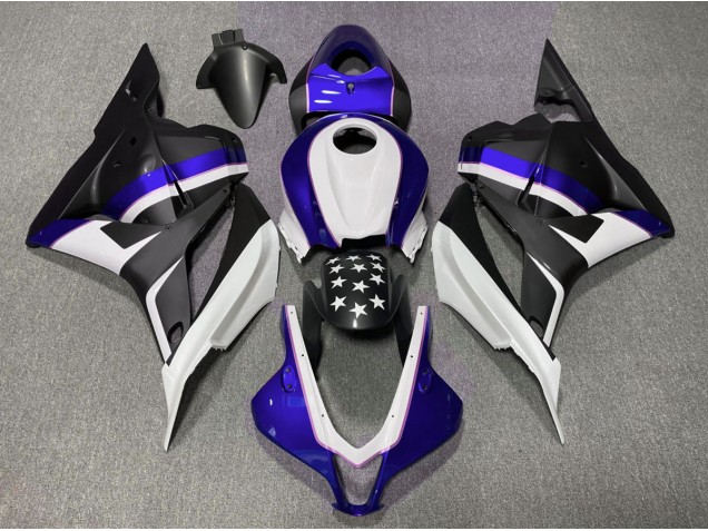 Stella Nera Opaca & Blu Scuro 2009-2012 CBR600RR Carena Moto