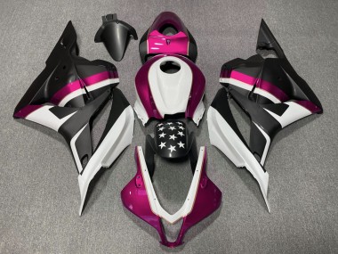 Stella Nera Opaca & Rosa 2009-2012 CBR600RR Carena Moto