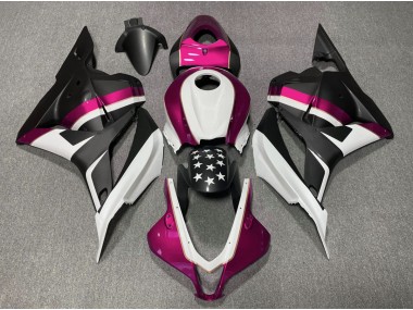 Stella Nera Opaca & Rosa 2009-2012 CBR600RR Carena Moto