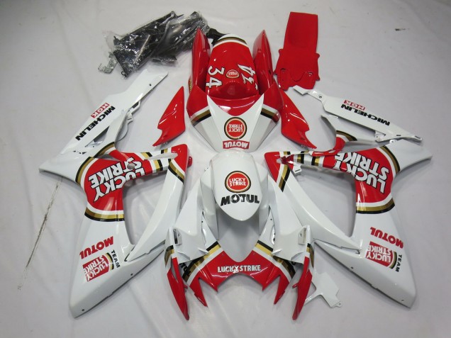 Stile Arancione & Nero 2006-2007 GSXR 600-750 Carena Moto Stile Arancione & Nero 2006-2007 GSXR 600-750 Carena Moto