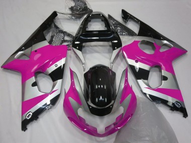 Stile Argento Rosa OEM 2000-2002 GSXR 1000 Carena Moto