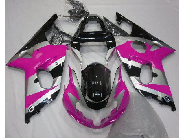 Stile Argento Rosa OEM 2000-2002 GSXR 1000 Carena Moto Stile Argento Rosa OEM 2000-2002 GSXR 1000 Carena Moto