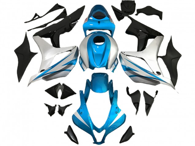 Stile Azzurro & Argento OEM 2007-2008 CBR600RR Carena Moto Stile Azzurro & Argento OEM 2007-2008 CBR600RR Carena Moto