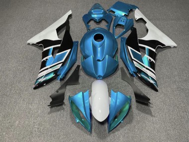 Stile Azzurro Bianco & Nero OEM 2008-2016 R6 Carena Moto