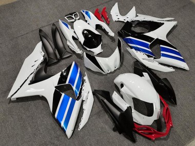 Stile Bianco Blu & Rosso 2009-2016 GSXR 1000 Carena Moto