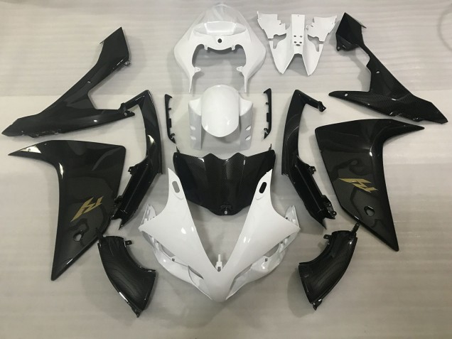 Stile Bianco & Fibra Di Carbonio 2007-2008 R1 Carena Moto Stile Bianco & Fibra Di Carbonio 2007-2008 R1 Carena Moto