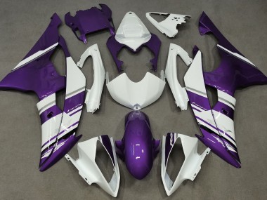 Stile Bianco Lucido & Viola OEM 2008-2016 R6 Carena Moto