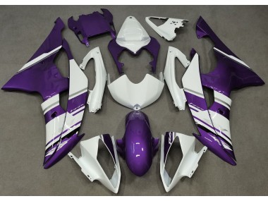 Stile Bianco Lucido & Viola OEM 2008-2016 R6 Carena Moto