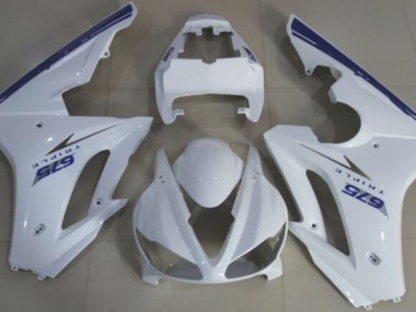Stile Blu Bianco OEM 2009-2012 Daytona 675 Carena Moto
