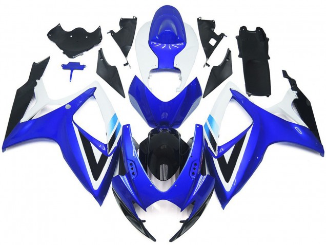 Stile Blu Intenso & Azzurro OEM 2006-2007 GSXR 600-750 Carena Moto Stile Blu Intenso & Azzurro OEM 2006-2007 GSXR 600-750 Carena Moto