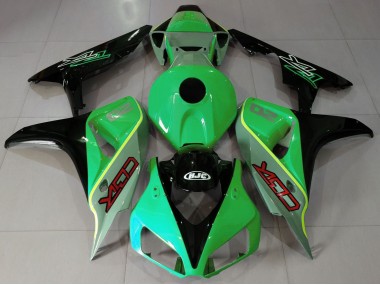 Stile Cbr Verde Lucido & Nero 2006-2007 CBR1000RR Carena Moto