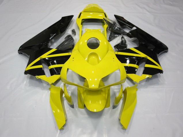 Stile Giallo & Nero OEM 2003-2004 CBR600RR Carena Moto Stile Giallo & Nero OEM 2003-2004 CBR600RR Carena Moto