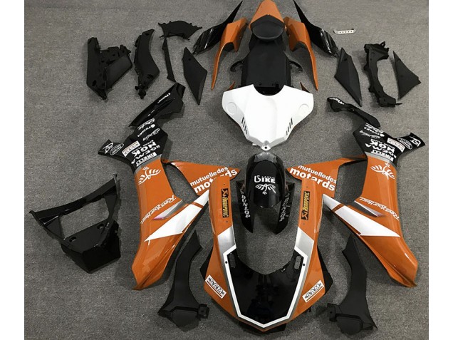 Stile Logo Arancione Lucido 2015-2019 R1 Carena Moto Stile Logo Arancione Lucido 2015-2019 R1 Carena Moto