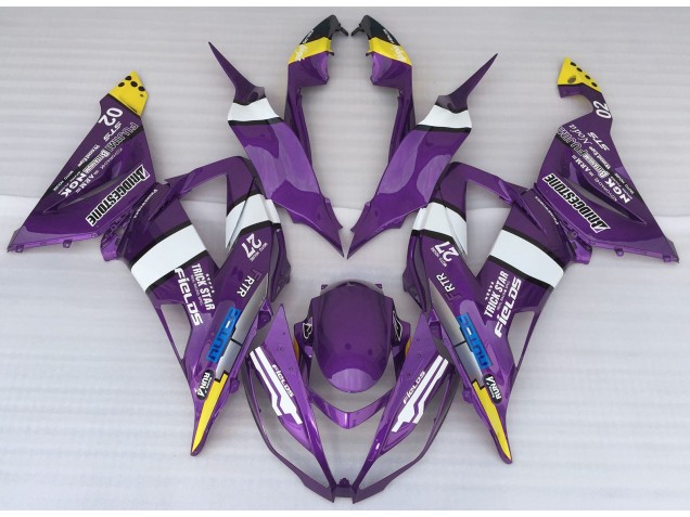 Stile Logo Viola 2013-2018 ZX6R Carena Moto Stile Logo Viola 2013-2018 ZX6R Carena Moto