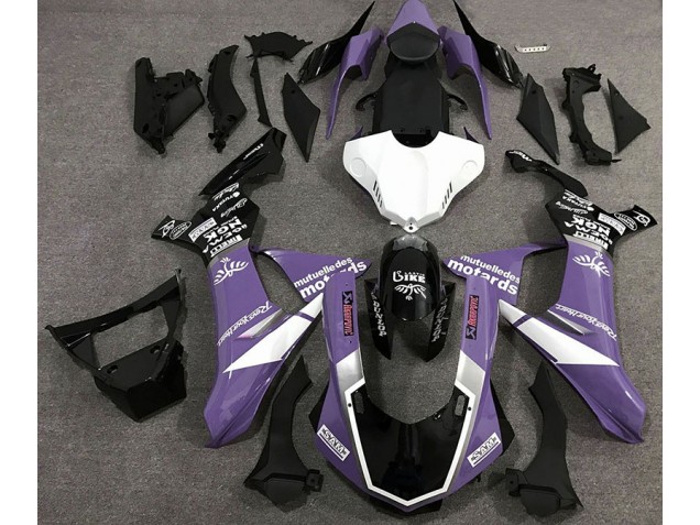 Stile Logo Viola Lucido 2015-2019 R1 Carena Moto
