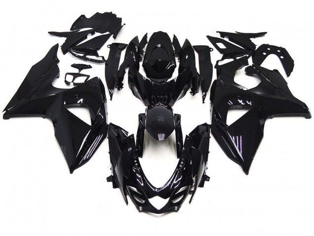 Stile Nero Completamente Lucido 2009-2016 GSXR 1000 Carena Moto Stile Nero Completamente Lucido 2009-2016 GSXR 1000 Carena Moto