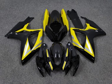Stile Nero & Giallo OEM 2006-2007 GSXR 600-750 Carena Moto