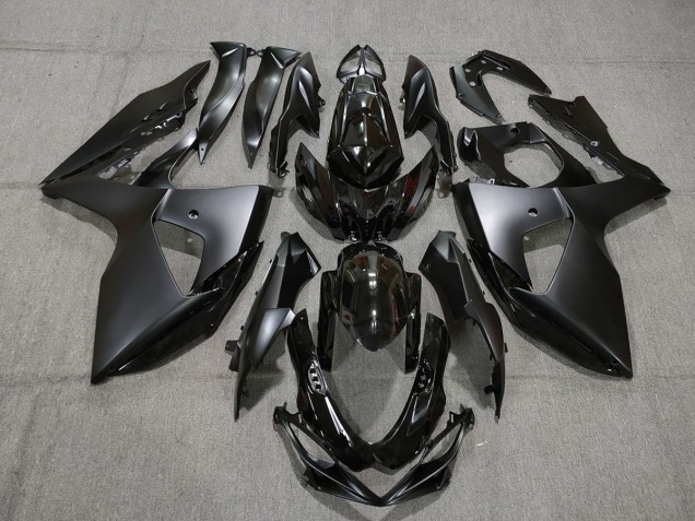 Stile Nero Lucido & Opaco 2009-2016 GSXR 1000 Carena Moto Stile Nero Lucido & Opaco 2009-2016 GSXR 1000 Carena Moto