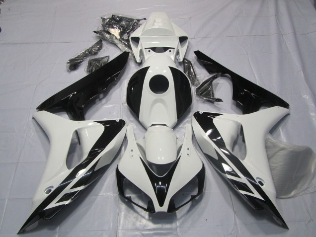 Stile OEM In Bianco & Nero Senza Decalcomanie 2006-2007 CBR1000RR Carena Moto Stile OEM In Bianco & Nero Senza Decalcomanie 2006-2007 CBR1000RR Carena Moto