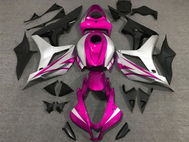 Stile OEM Rosa & Argento 2007-2008 CBR600RR Carena Moto