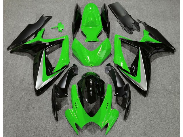 Stile OEM Verde 2006-2007 GSXR 600-750 Carena Moto Stile OEM Verde 2006-2007 GSXR 600-750 Carena Moto