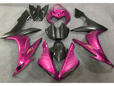 Stile Rosa Acceso & Fibra Di Carbonio 2004-2006 R1 Carena Moto