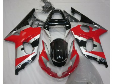 Stile Rosso Argento OEM 2000-2002 GSXR 1000 Carena Moto