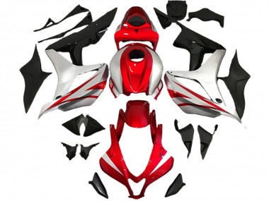 Stile Rosso & Argento OEM 2007-2008 CBR600RR Carena Moto
