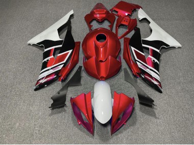 Stile Rosso Bianco & Nero OEM 2008-2016 R6 Carena Moto