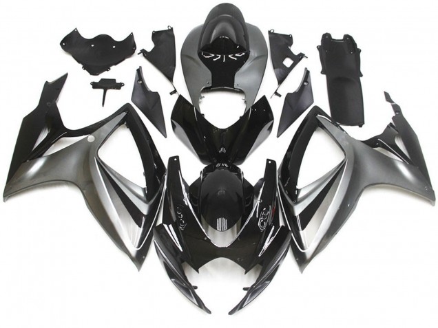 Stile Speciale Argento & Nero OEM 2006-2007 GSXR 600-750 Carena Moto