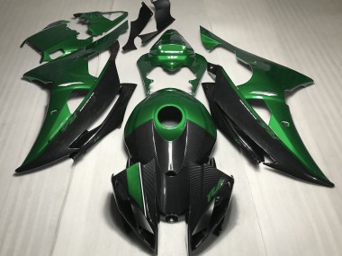 Stile Verde W Fibra Di Carbonio 2008-2016 R6 Carena Moto