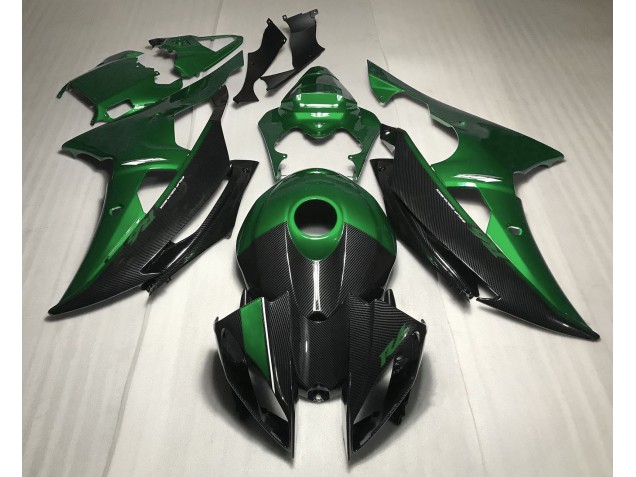 Stile Verde W Fibra Di Carbonio 2008-2016 R6 Carena Moto Stile Verde W Fibra Di Carbonio 2008-2016 R6 Carena Moto