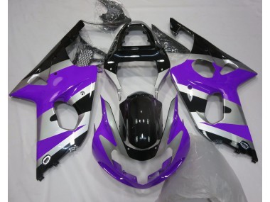 Stile Viola Argento OEM 2000-2002 GSXR 1000 Carena Moto