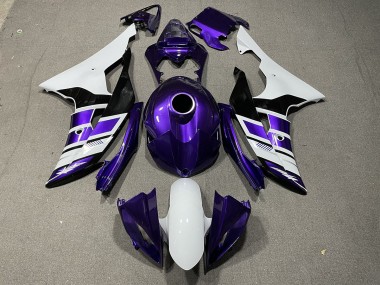 Stile Viola Bianco & Nero OEM 2008-2016 R6 Carena Moto