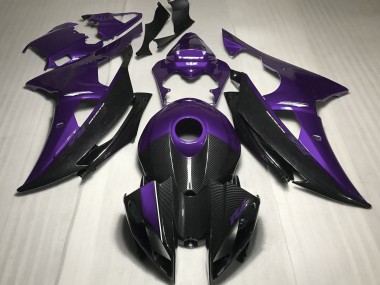 Stile Viola W Fibra Di Carbonio 2008-2016 R6 Carena Moto