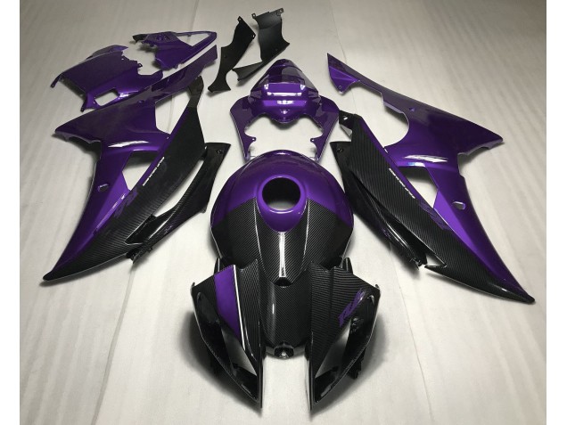 Stile Viola W Fibra Di Carbonio 2008-2016 R6 Carena Moto Stile Viola W Fibra Di Carbonio 2008-2016 R6 Carena Moto