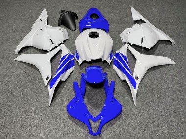 Strisce Laterali Blu Scuro & Bianche 2009-2012 CBR600RR Carena Moto