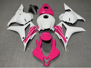 Striscia Laterale Rosa & Bianca 2009-2012 CBR600RR Carena Moto