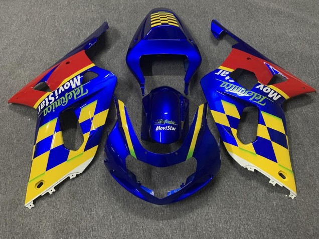 Telefonica 2001-2003 GSXR 600-750 Carena Moto Telefonica 2001-2003 GSXR 600-750 Carena Moto