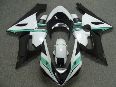 Verde Acqua Bianco & Nero 2005-2006 ZX6R Carena Moto