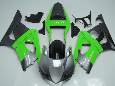 Verde Argento & Nero 2003-2004 GSXR 1000 Carena Moto