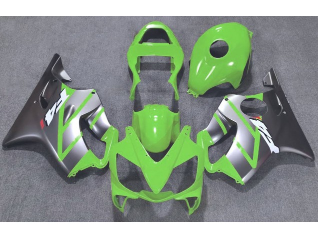 Verde & Argento Opaco 2001-2003 CBR600 F4i Carena Moto Verde & Argento Opaco 2001-2003 CBR600 F4i Carena Moto