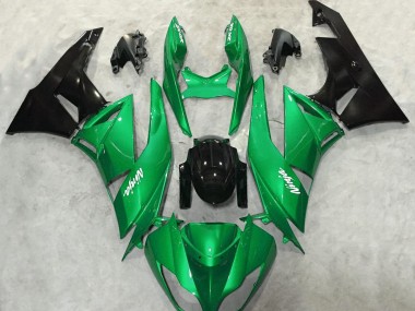 Verde Brillante Brillante 2009-2012 ZX6R Carena Moto