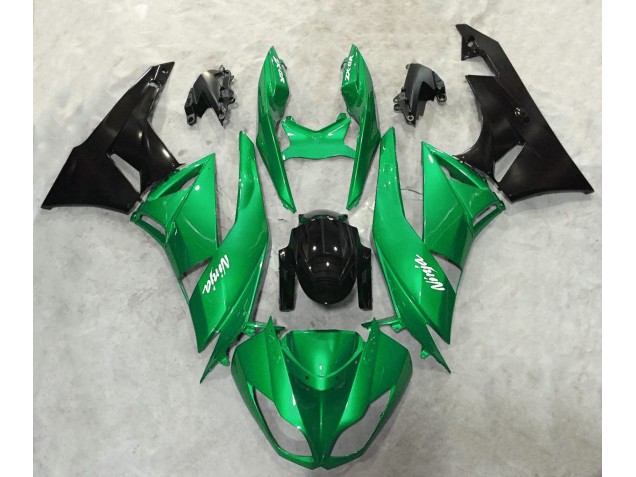 Verde Brillante Brillante 2009-2012 ZX6R Carena Moto Verde Brillante Brillante 2009-2012 ZX6R Carena Moto
