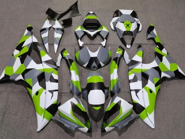 Verde Chiaro Camo Tinta Unita 2008-2016 R6 Carena Moto