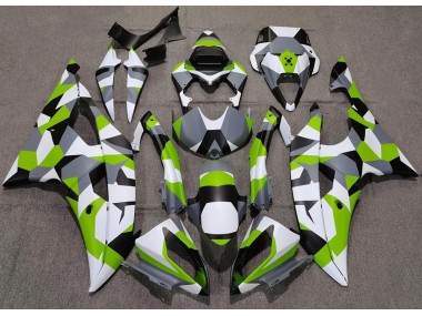Verde Chiaro Camo Tinta Unita 2008-2016 R6 Carena Moto